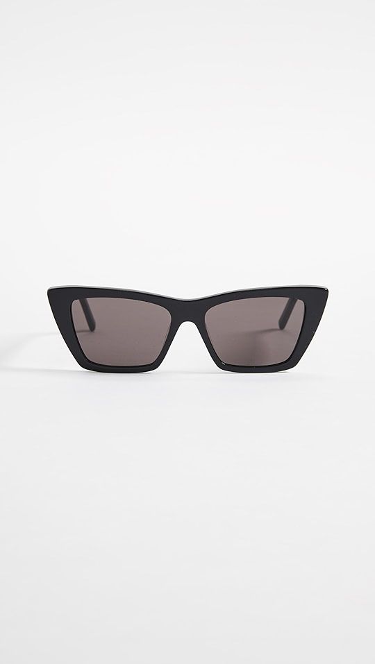 Saint Laurent Narrow Cat Eye Sunglasses | SHOPBOP | Shopbop