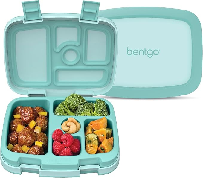 Bentgo Kids Bento-Style 5-Compartment Leak-Proof Lunch Box - Just-Right Portions for Ages 3 to 7,... | Amazon (US)