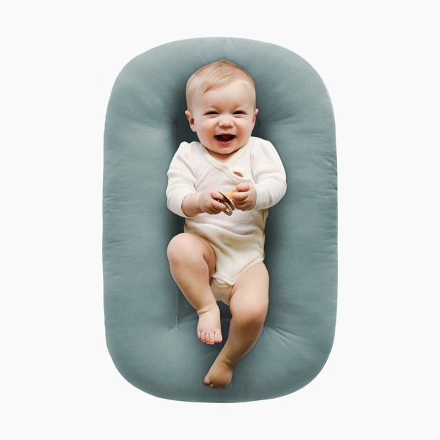 Snuggle Me Organic Infant Lounger in Slate | Babylist