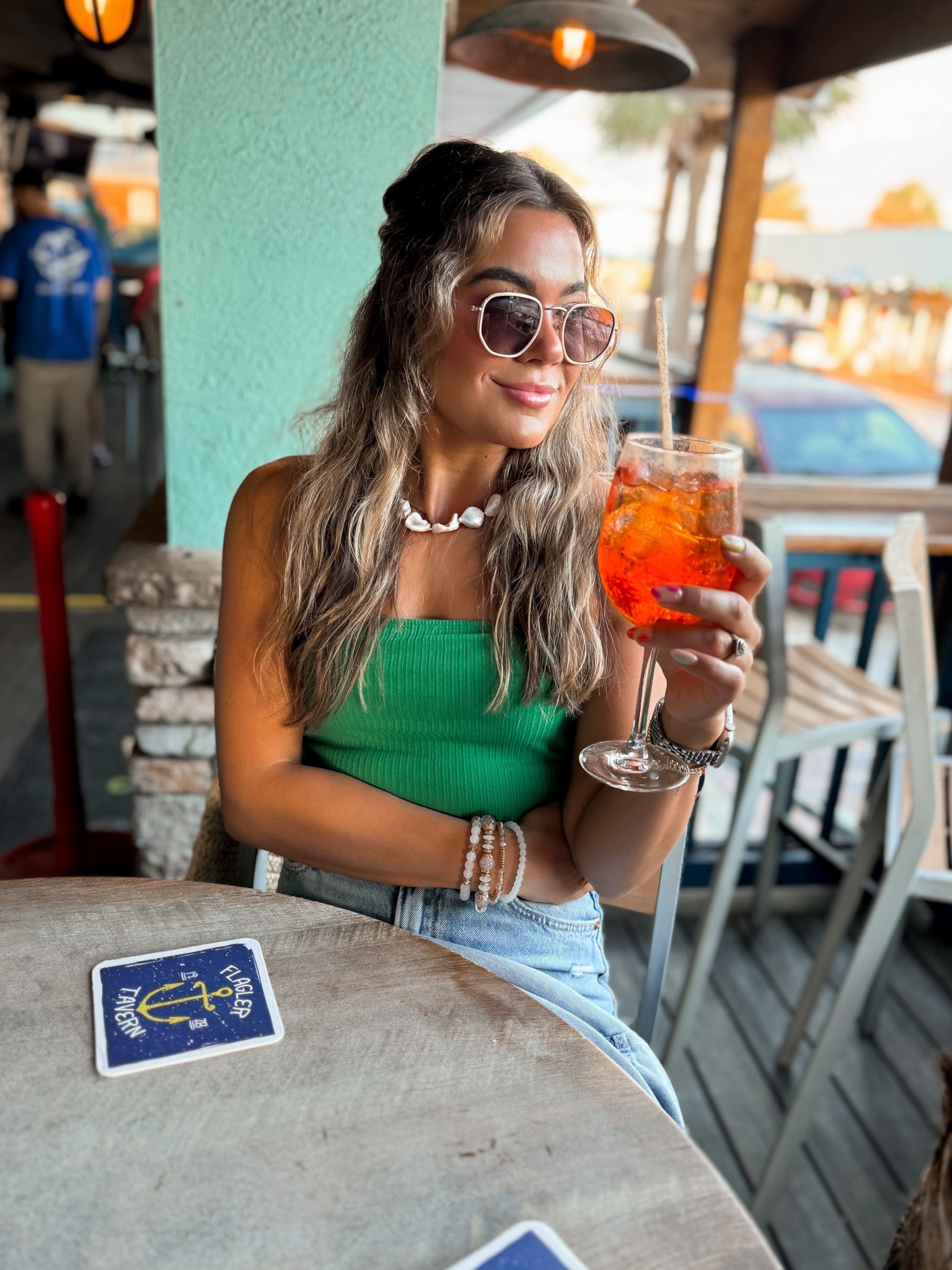 Vacation outfit- small ribbed tube top, barrel jeans, beach jewelry 

#LTKShoeCrush #LTKStyleTip #LTKSeasonal
