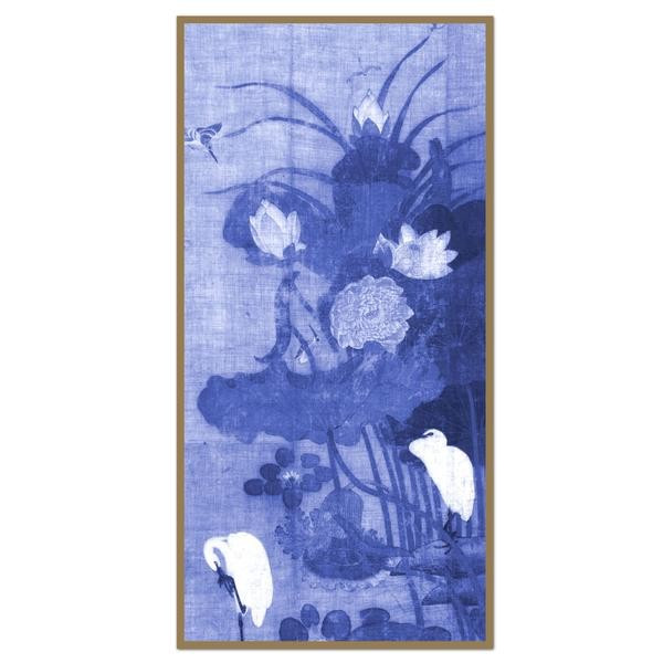 Vintage Crane Panel | Urban Garden Prints