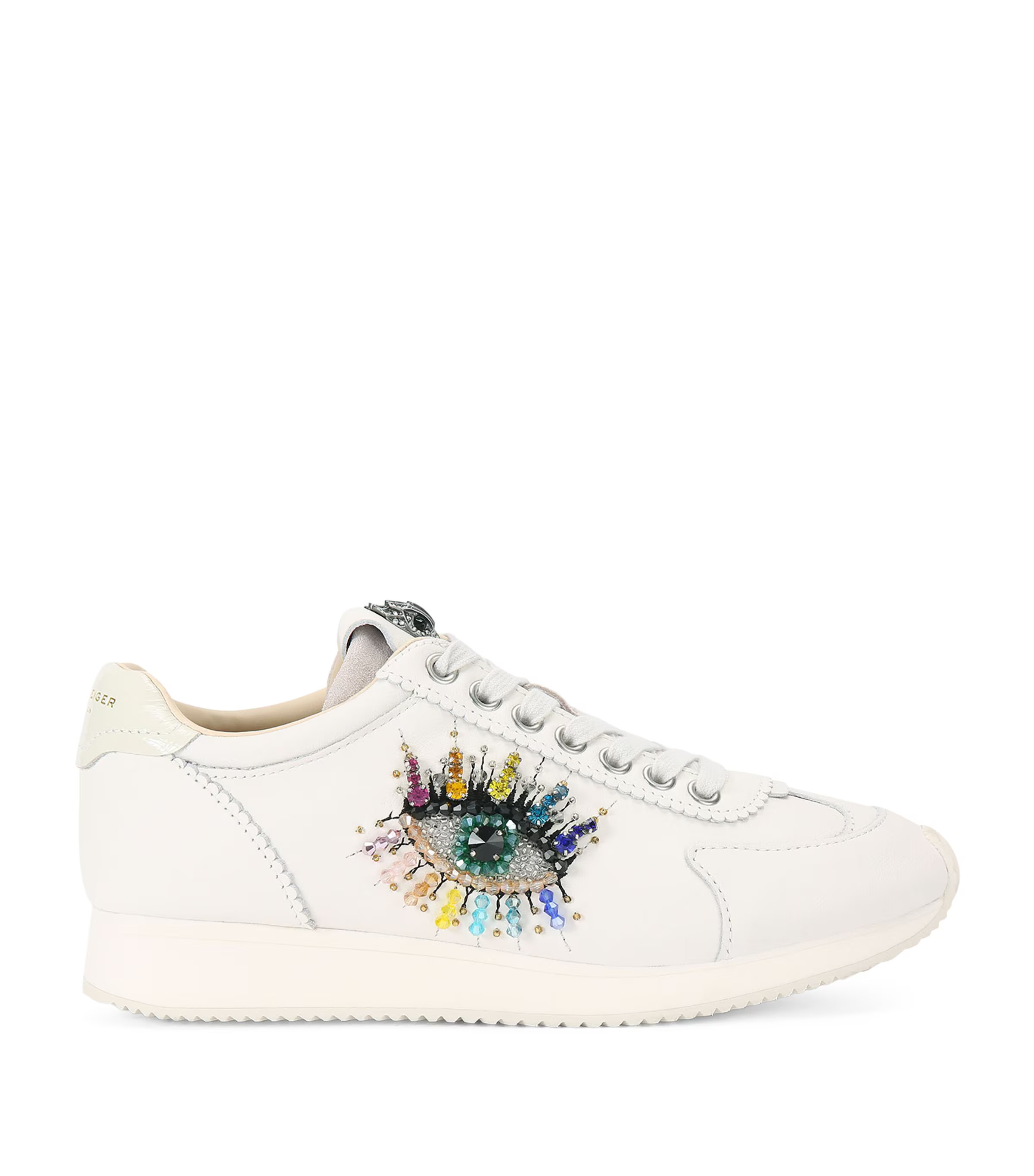Kurt Geiger London Leather Islington Eye Low-Top Sneakers | Harrods (US)