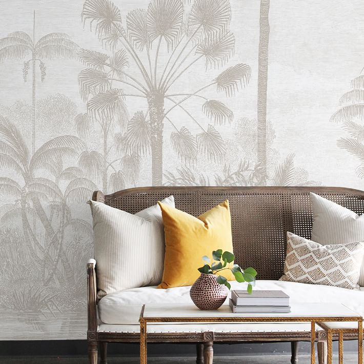 Tropic Oasis Mural Peel & Stick Wallpaper | Pottery Barn Teen