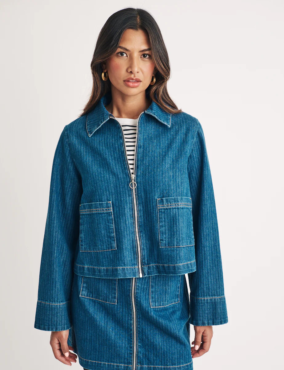 Denim Zip Through Swing Jacket
  

  
    £75.00 | Nobody's Child