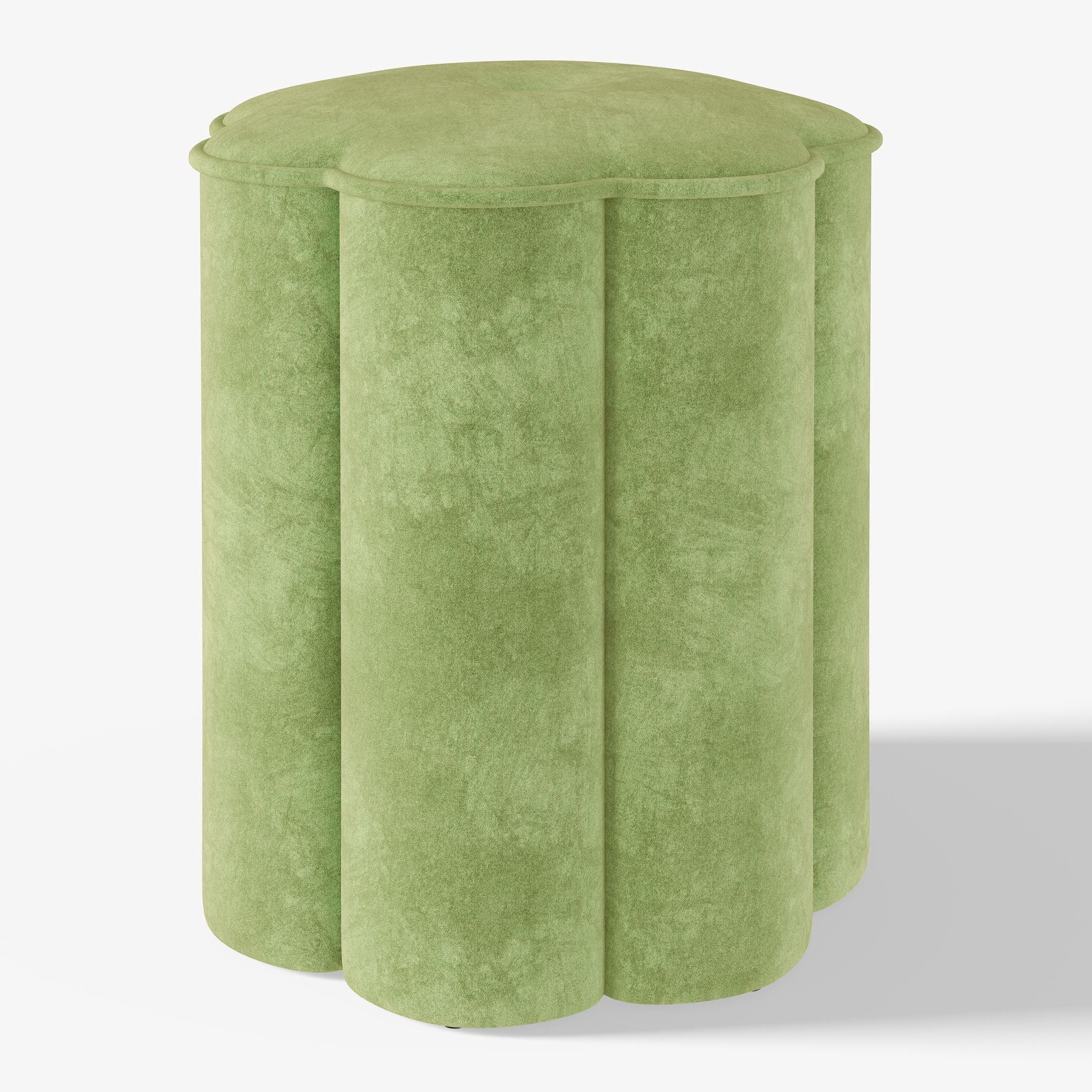Mainstays Kids Flower Petal Ottoman, Green - Walmart.com | Walmart (US)