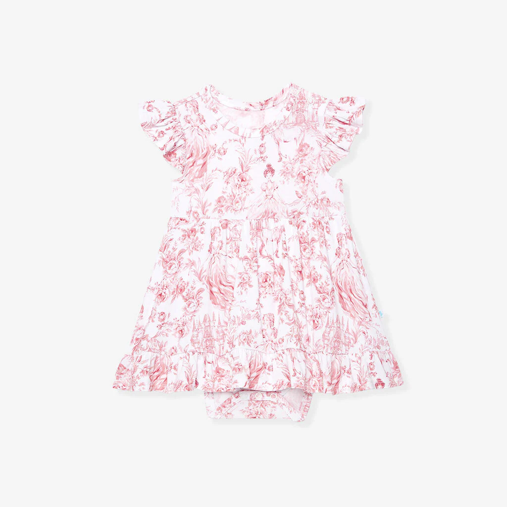 Ruffled Baby Bodysuit Dress | Antoinette | Posh Peanut