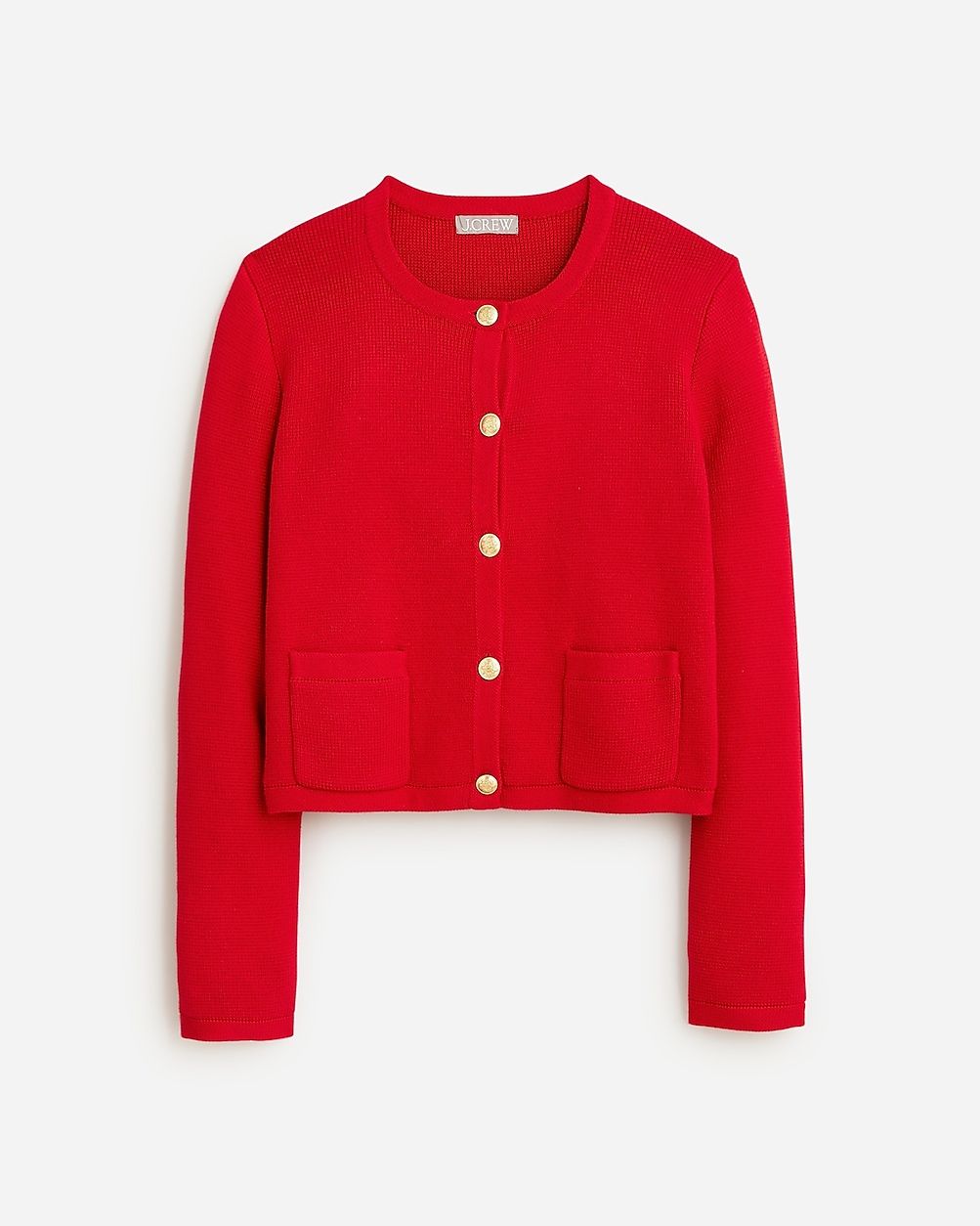 Emilie patch-pocket sweater lady jacket | J.Crew US