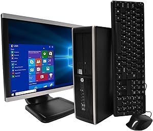 HP Elite Desktop PC Computer Intel Core i5 3.1-GHz, 8 gb Ram, 1 TB Hard Drive, DVDRW, 19 Inch LCD... | Amazon (US)