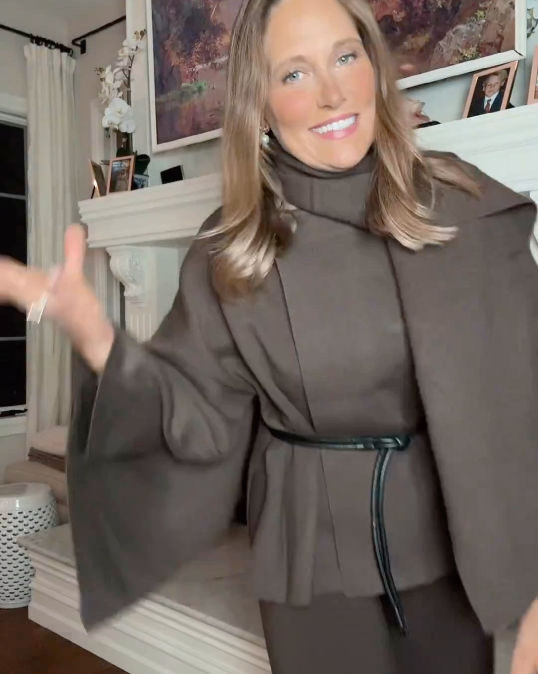 Loving a monochromatic look for date night! Found this awesome look alike purse on amazon too. m

#LTKOver40 #LTKgrwm #LTKootd