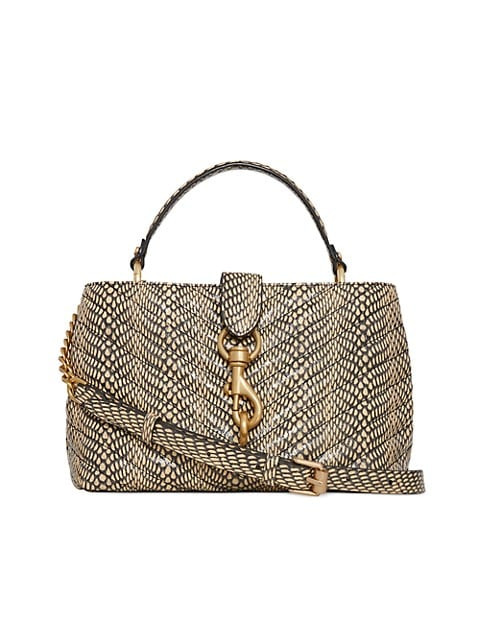 Edie Leather Top Handle Satchel | Saks Fifth Avenue