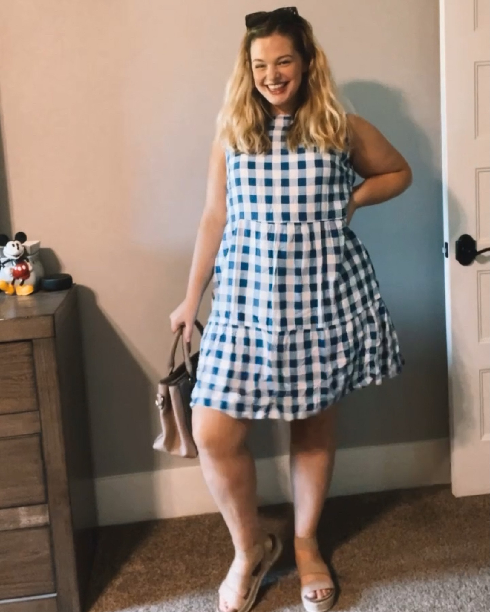 Memorial Day outfit, plaid dress, patriotic 

#LTKunder50 #LTKSeasonal #LTKstyletip