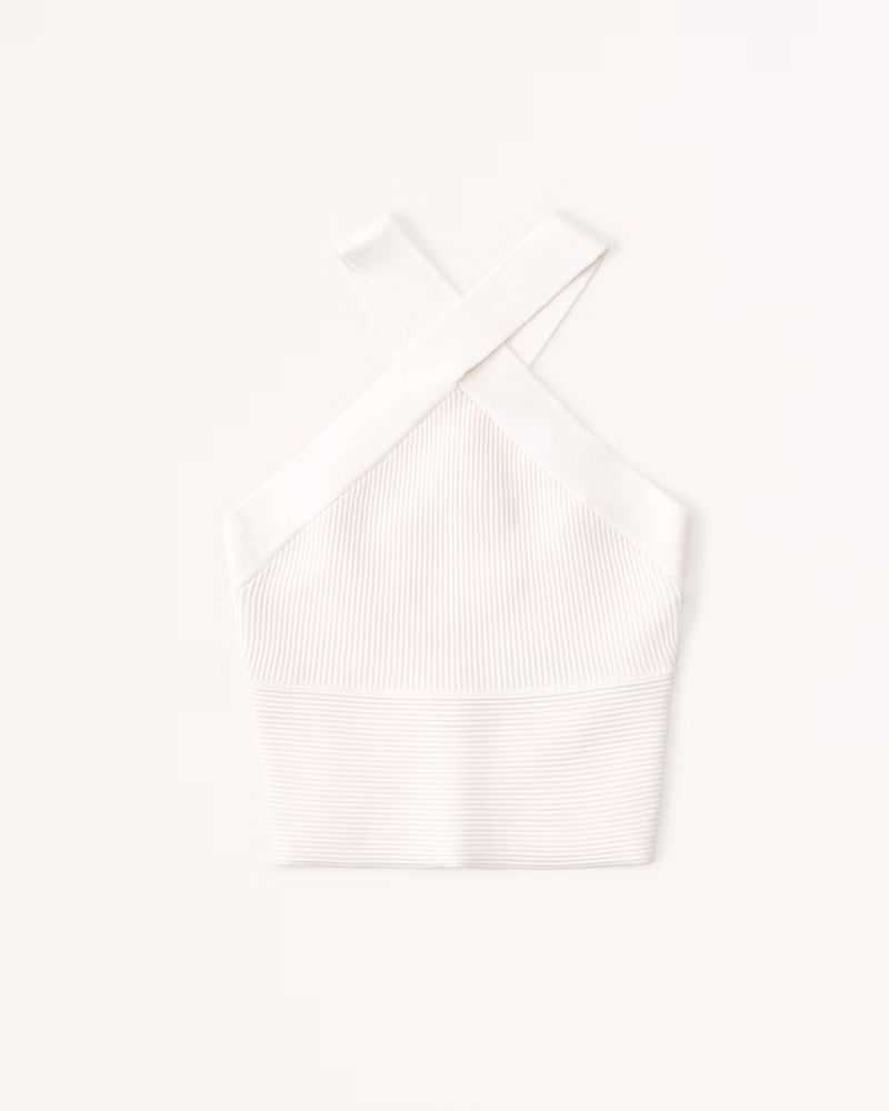 Ottoman Twist Halter Tank | Abercrombie & Fitch (US)