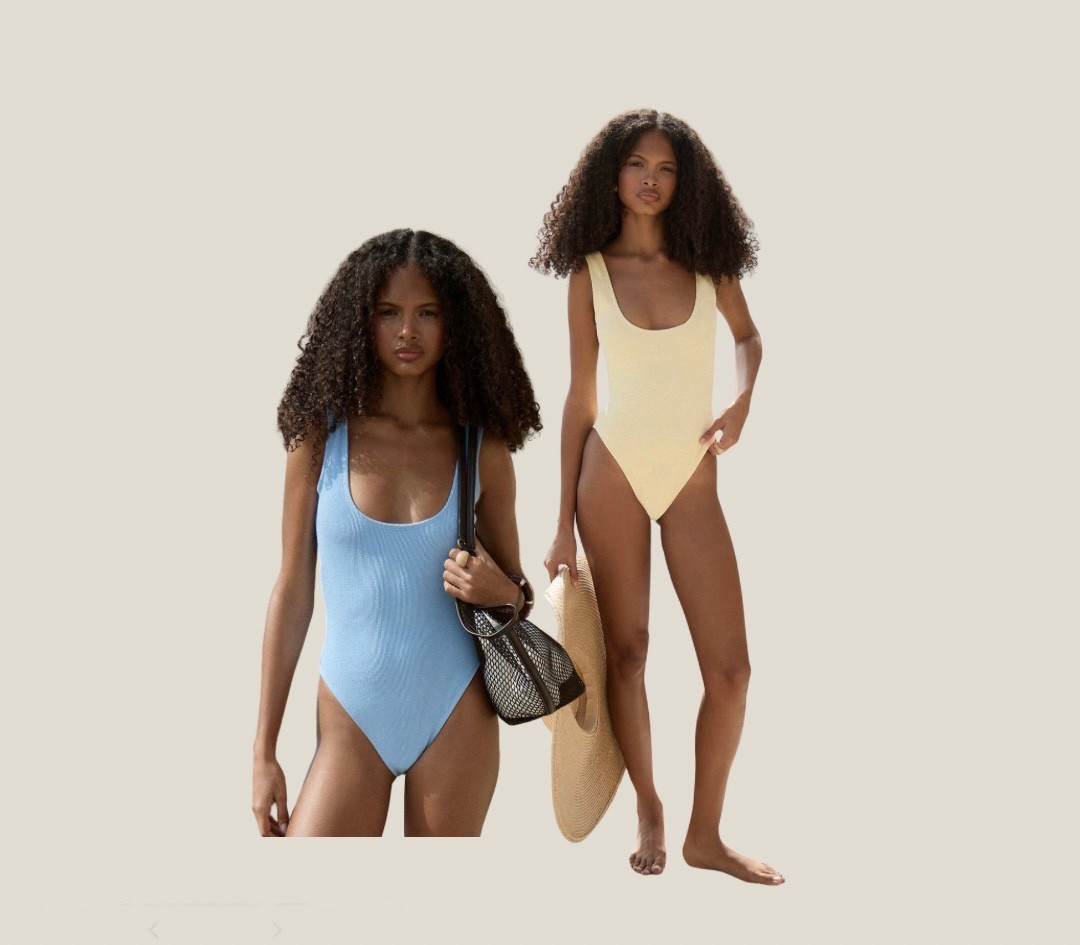 sorry but how cute are these!!!! Hunza G dupes and I love them💛💛 

#LTKsummer #LTKswimwear