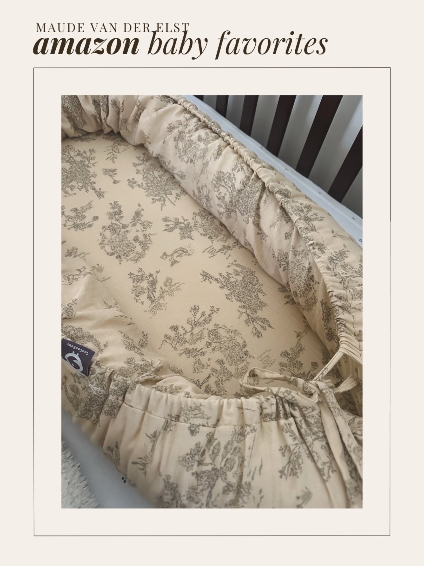 Recently purchased for my sweet niece and was so glad I had this handy while watching her for a few hours. So easy to transport and the print is so darling. This baby lounger also can be used in a few different ways to grow with baby which I loved. They have  bunch of other prints as well!

#LTKFindsUnder50 #LTKFamily #LTKBaby