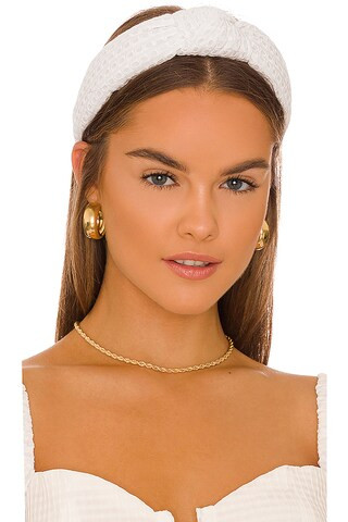 Eyelet Knotted Headband
                    
                    Lele Sadoughi | Revolve Clothing (Global)
