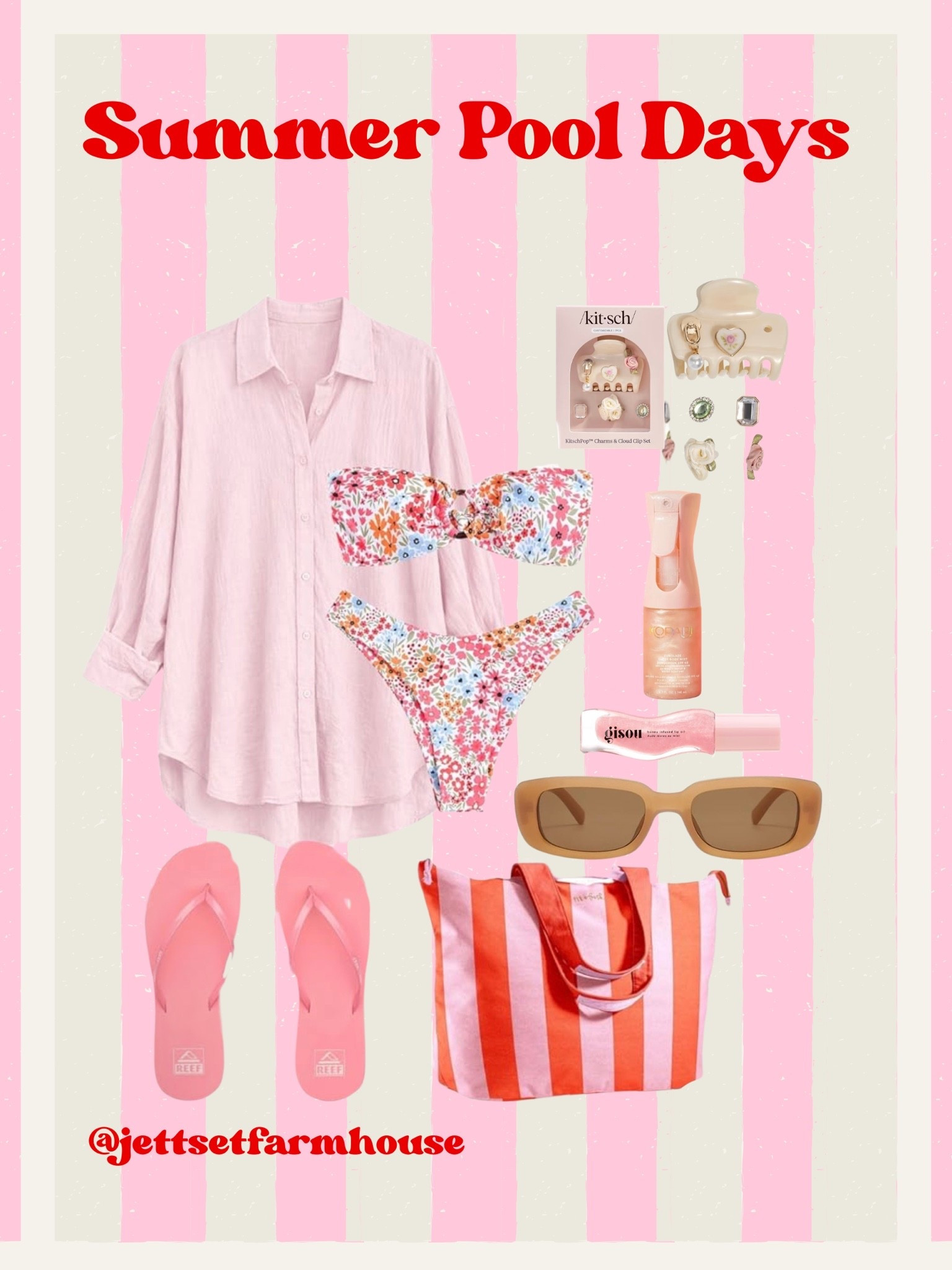 Everything you need for a day at the pool or the beach!

#LTKootd #LTKSeasonal #LTKdayinmylife