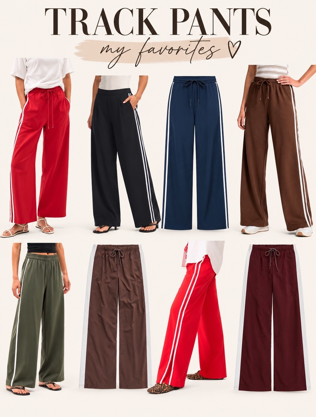 I am loving the pack pants trend this season. Here are a few of my favorites at all different price points.