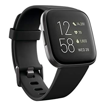 Fitbit Versa 2 Health & Fitness Smartwatch with Heart Rate, Music, Alexa Built-in, Sleep & Swim T... | Amazon (US)