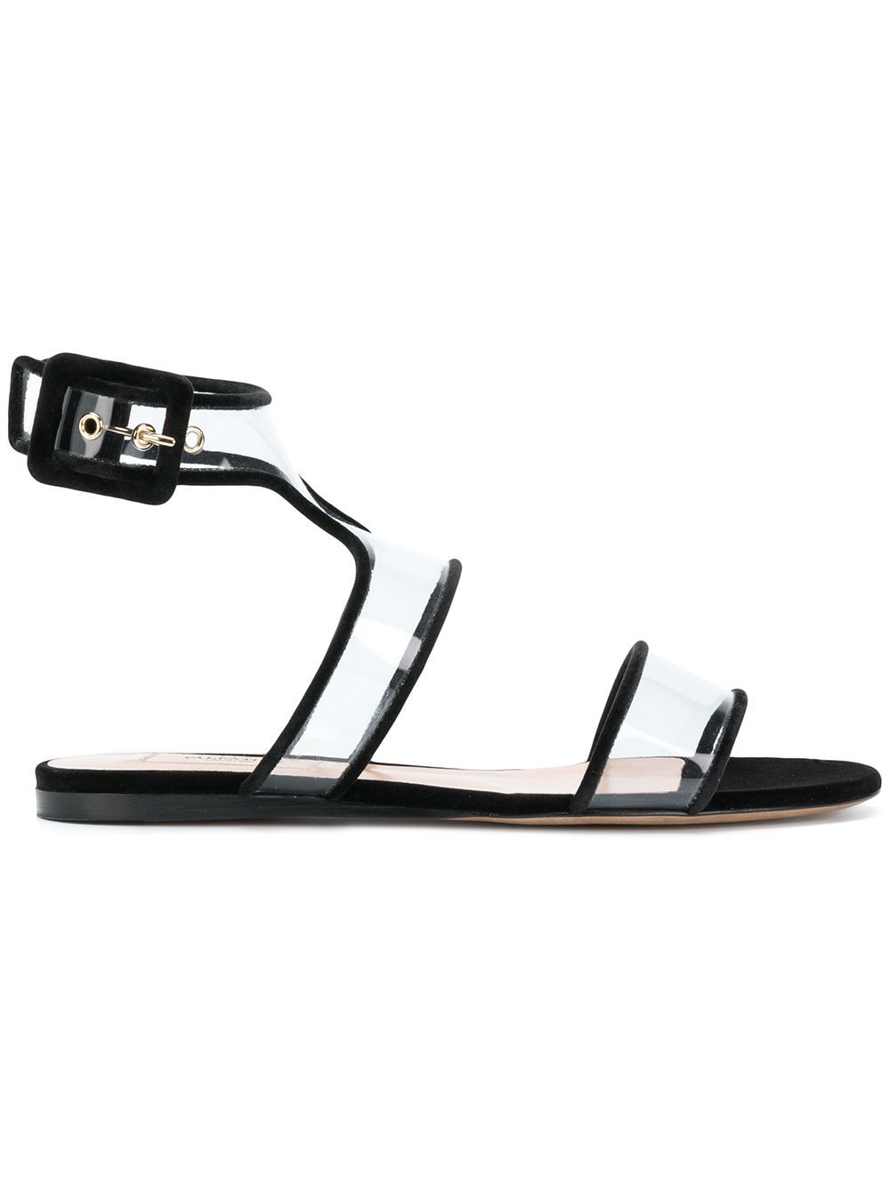 Valentino Valentino Garavani Dollybow sandals - Black | FarFetch US