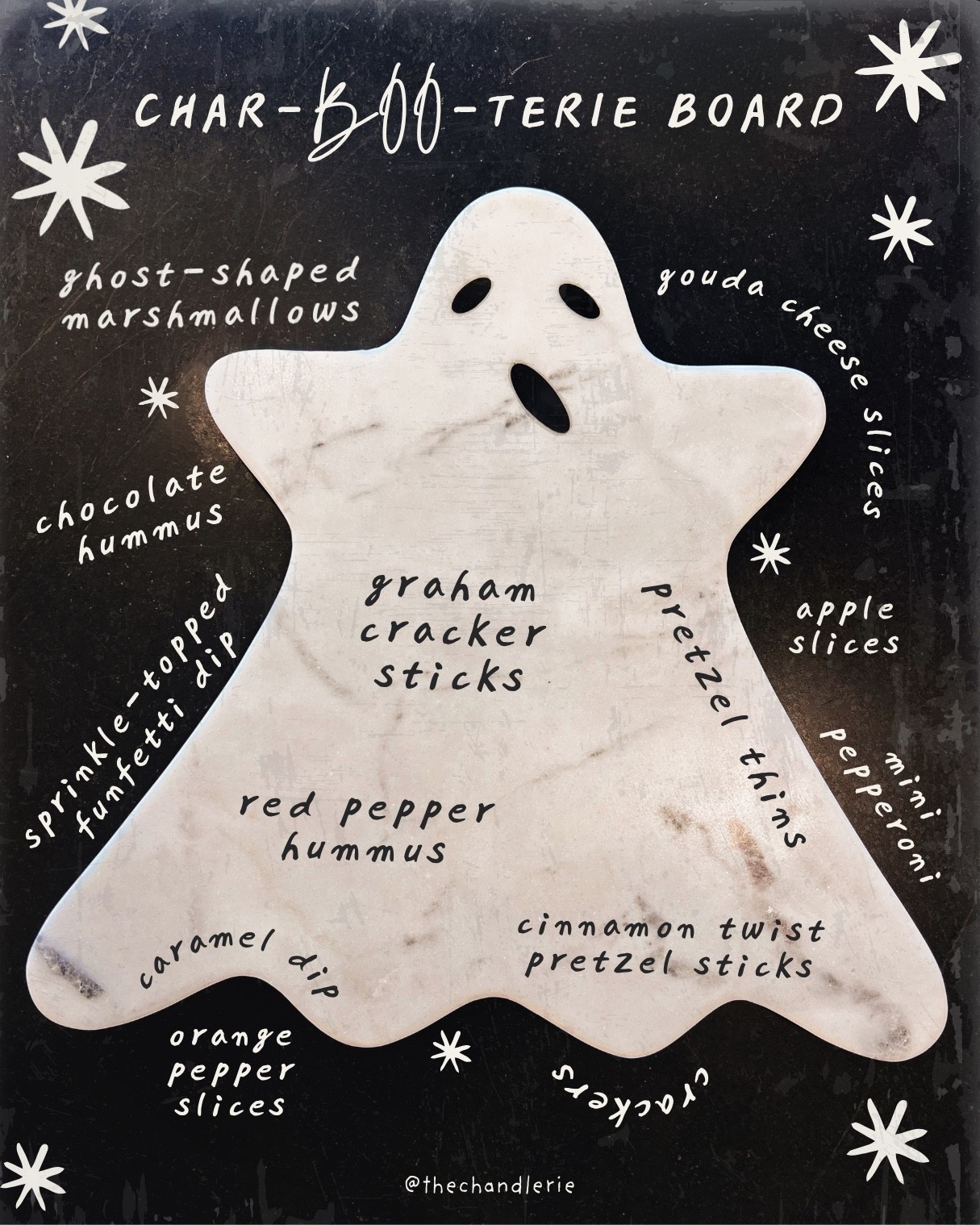 Char-BOO-terie! Here’s exactly what I’m putting on my ghost-shaped board! 

#LTKHalloween #LTKHoliday #LTKSeasonal