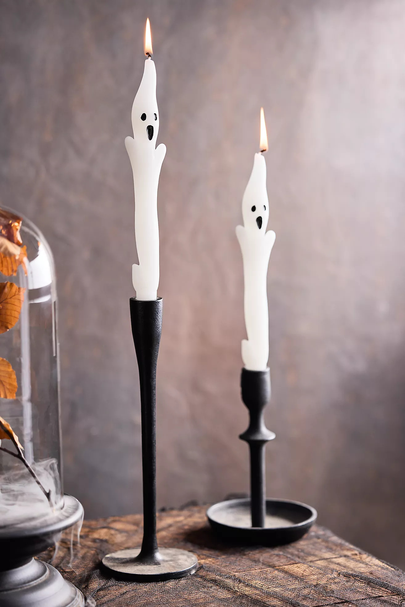 Happy Haunting Taper Candles, Set of 2 | Terrain