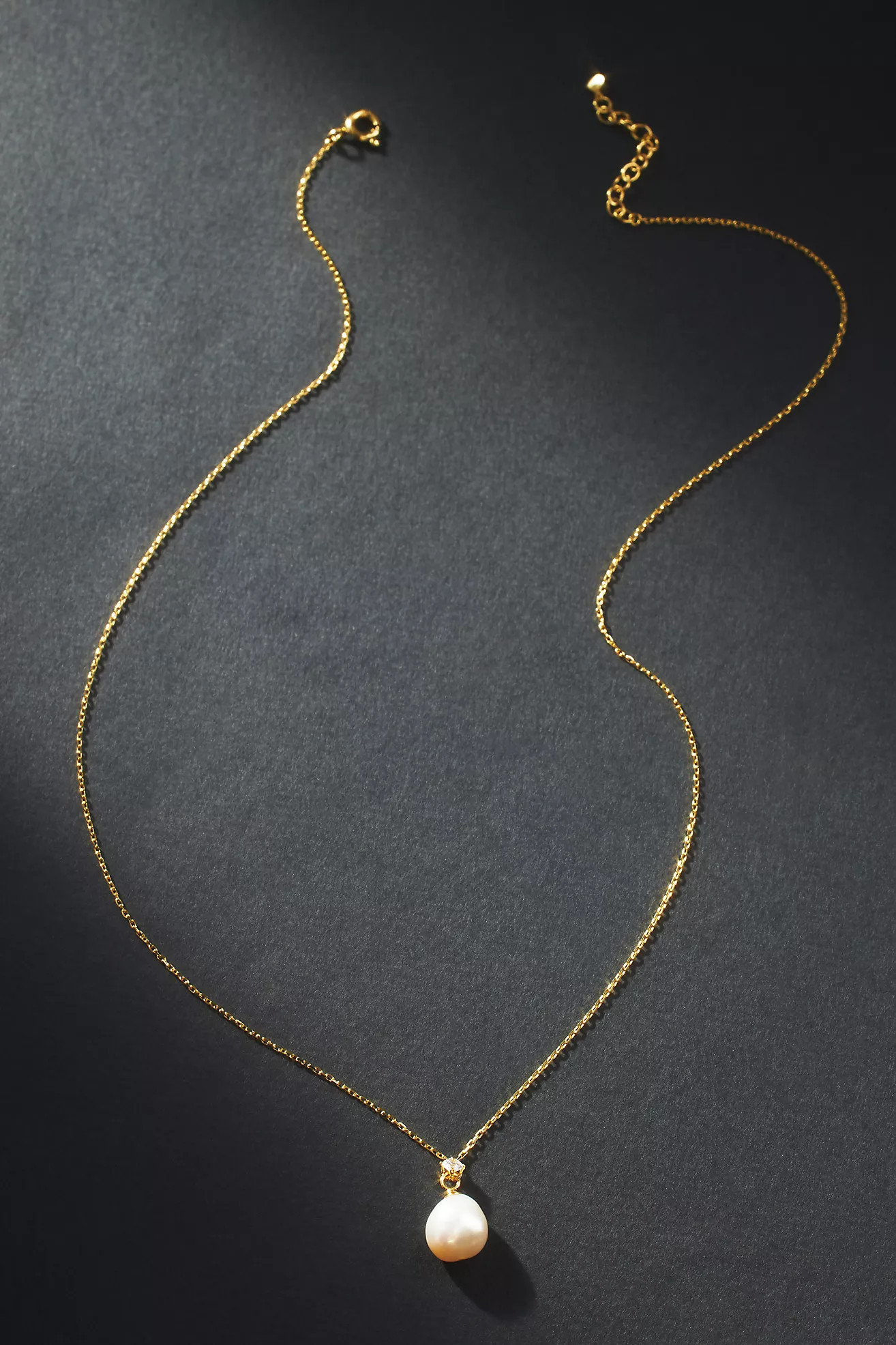 Pearl Drop Pendant Necklace | Anthropologie (US)