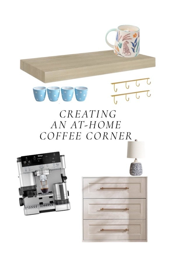 Everything you need for an aesthetic at home coffee bar