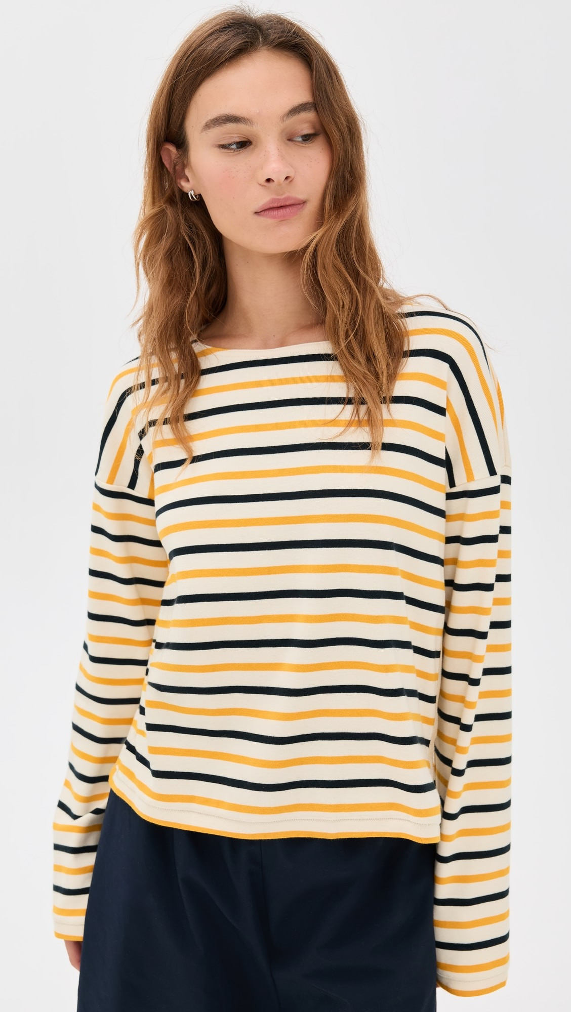 Breton Multi Stripe Crew Tee | Shopbop