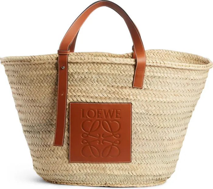 Loewe Large Logo Straw Tote | Nordstrom | Nordstrom