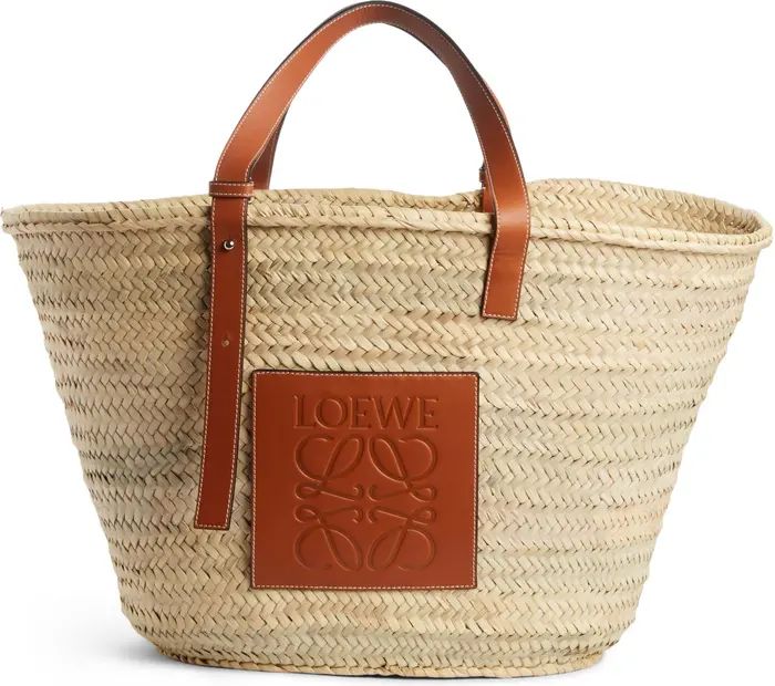 Loewe Large Logo Straw Tote | Nordstrom | Nordstrom