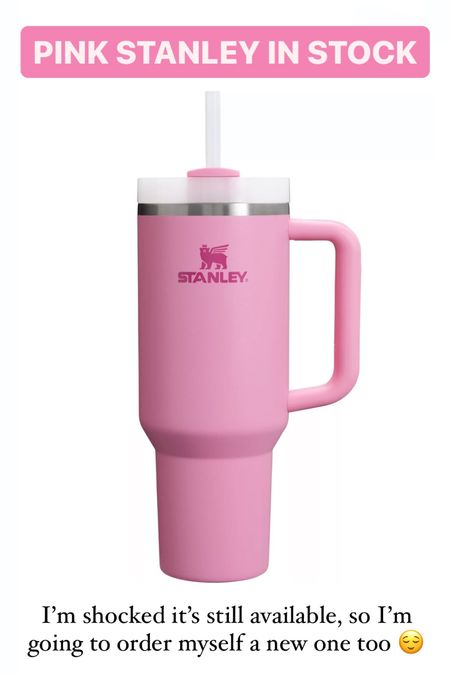 Pink Stanley cup / pink Stanley 40oz quencher 

#LTKfindsunder50 #LTKhome