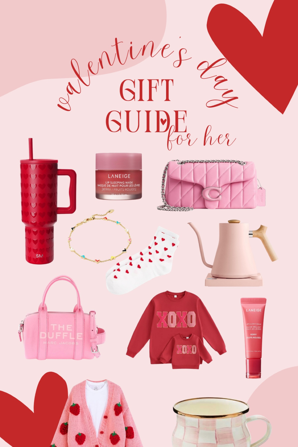 Valentine's Day Gifts for Her. Make this Valentine’s Day extra special for her with the best unique gifts! From Valentine’s-themed tumblers and Valentine’s outfits and purses to bags and beauty and skincare, this list of finds has just what you need. #valentines #valentinesday #valentinesgift #valentinesgifts #giftideas #giftsforher

#LTKFindsUnder50 #LTKBeauty #LTKGiftGuide