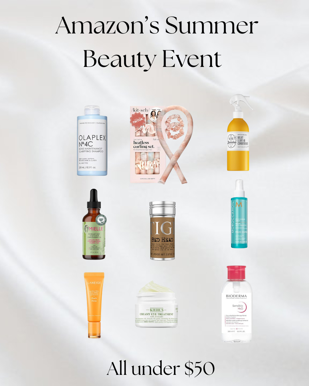 Amazon’s Summer Beauty Event is HERE — and every one of these best-selling finds is under $50! From cult-favorite Olaplex and Mielle drops to TikTok-viral Kitsch heatless curlers and must-have skincare from Laneige & Kiehl’s 💅
I rounded up my top affordable beauty picks you need this season — all on sale now for a limited time!
✨ Tap to shop before they’re gone!

#AmazonBeautyDeals #LTKBeauty #SummerBeautyEvent #AffordableBeauty #Under50 #BeautyOnABudget #AmazonFinds #CleanGirlAesthetic #LTKSpringSale #SkincareRoutine #HaircareMustHaves 

 #LTKSeasonal #LTKFindsUnder50 #LTKBeauty