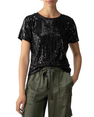 Sanctuary Sequin Mesh Tee Back to results -  Women - Bloomingdale's | Bloomingdale's (US)