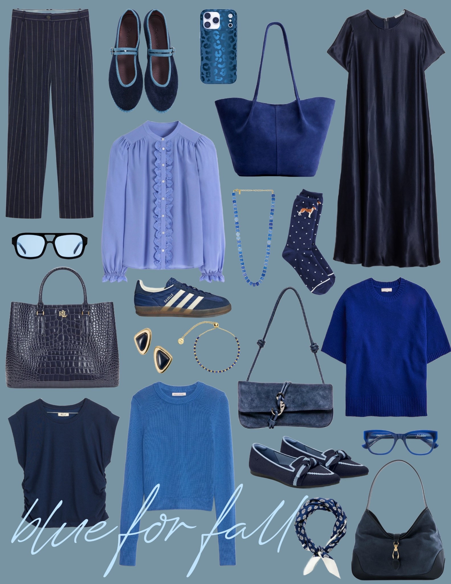 Blue is hot fashion trend for fall. Here are some of my favorites curated just for you!

#LTKSeasonal #LTKOver40 #LTKMidsize