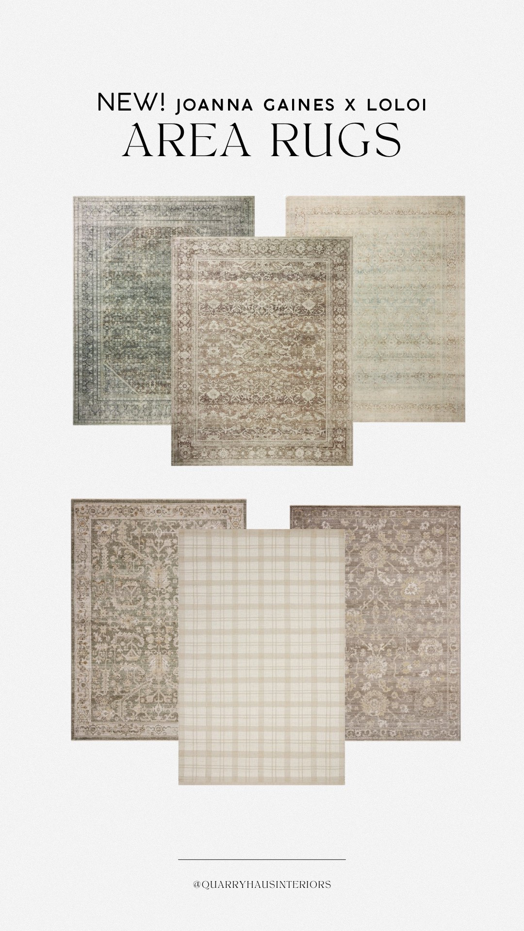 JUST DROPPED! And on SUPER SALE for 3 days only!

The new Loloi area rug collection from Joanna Gaines features great neutral area rugs 🤎

#LTKHome #LTKSaleAlert