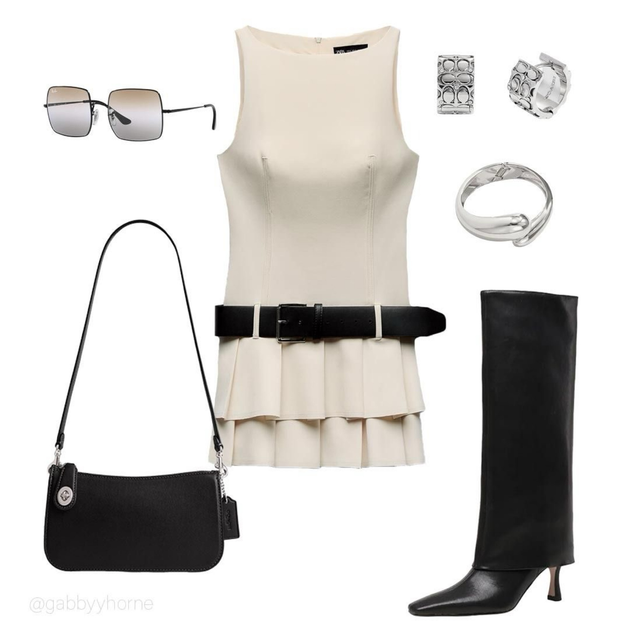 Date night black and white outfit inspo 🖤🤍
Coach bag and earrings are iconic and perfect for the silver girlies 

#LTKShoeCrush #LTKItBag #LTKStyleTip