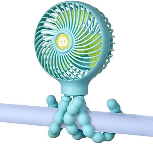 WiHoo Mini Handheld Stroller Fan,2600mAh Battery Operated Fan Personal Portable Car Seat Baby Fan... | Amazon (US)