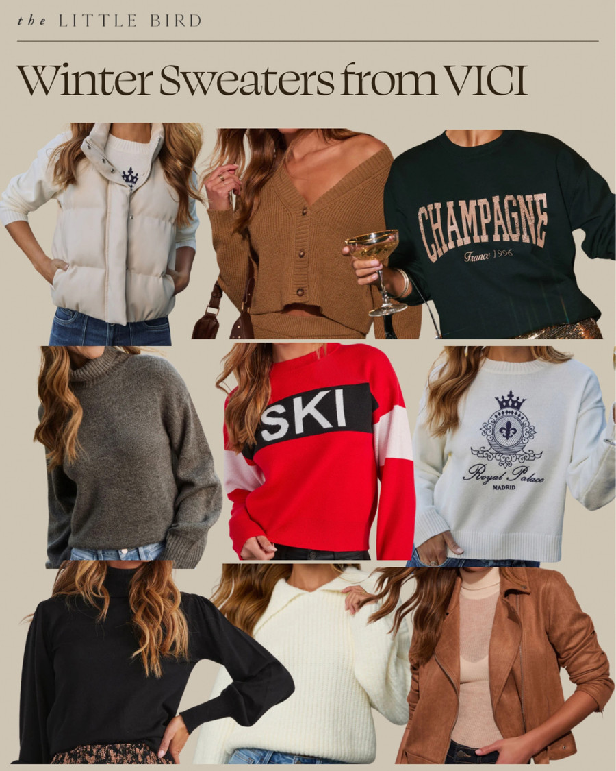 Cozy up this winter with VICI’s dreamy sweater collection!