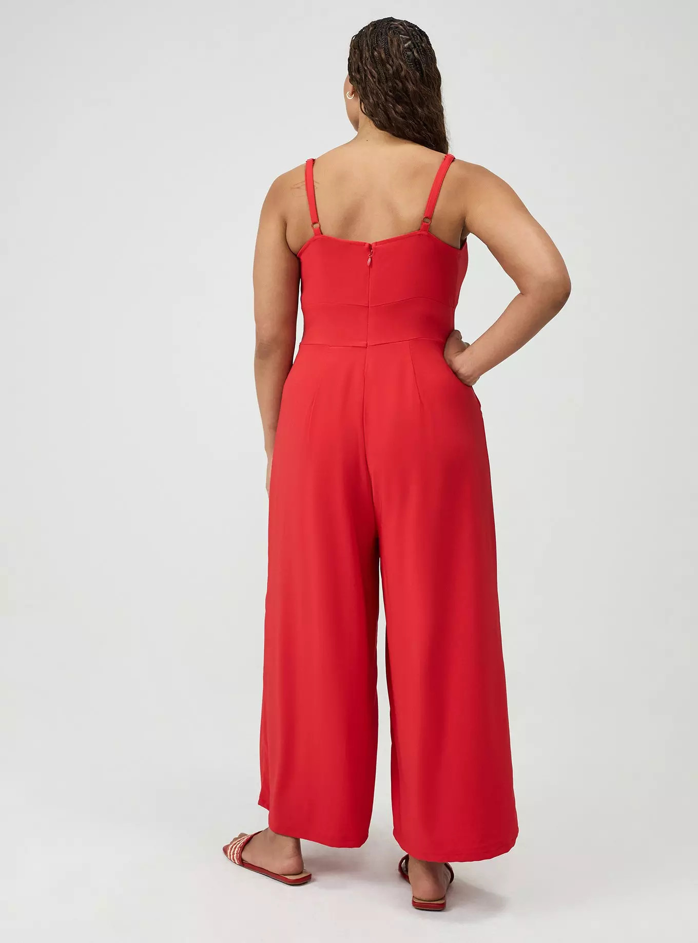 Studio Crepe Wide Leg Jumpsuit | Torrid (US & Canada)