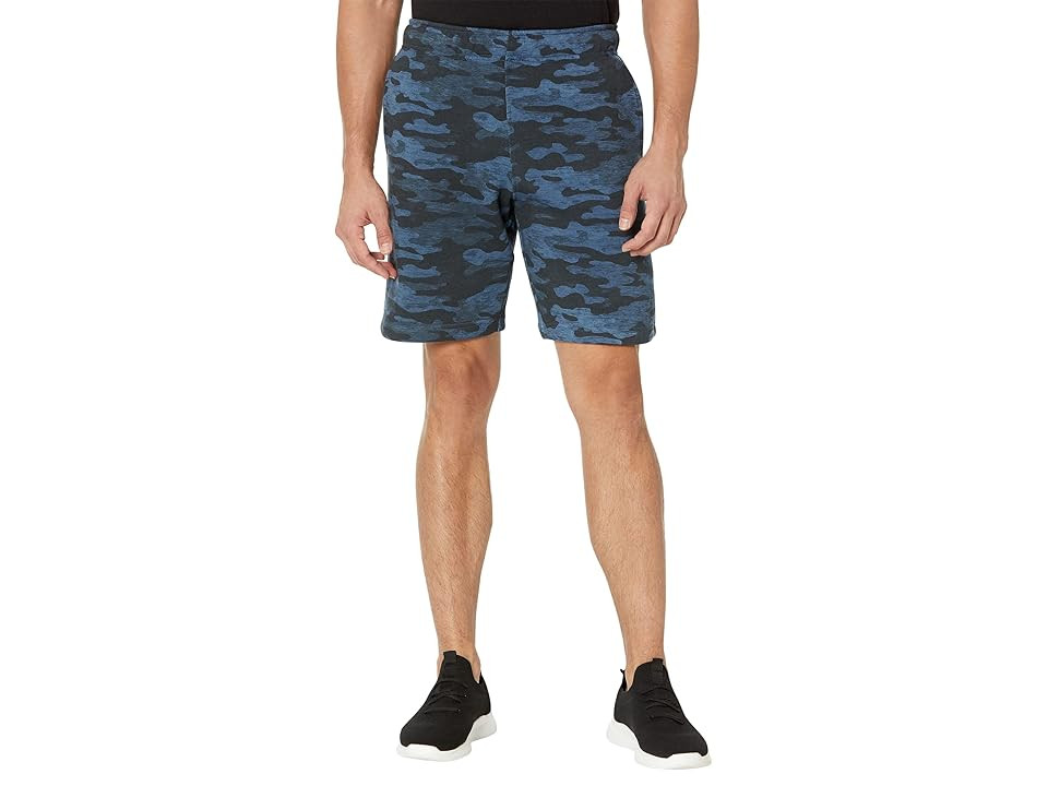 SKECHERS Skech-Sweats Camo Lounge 9 Shorts (Blue Camo) Men's Shorts | Zappos