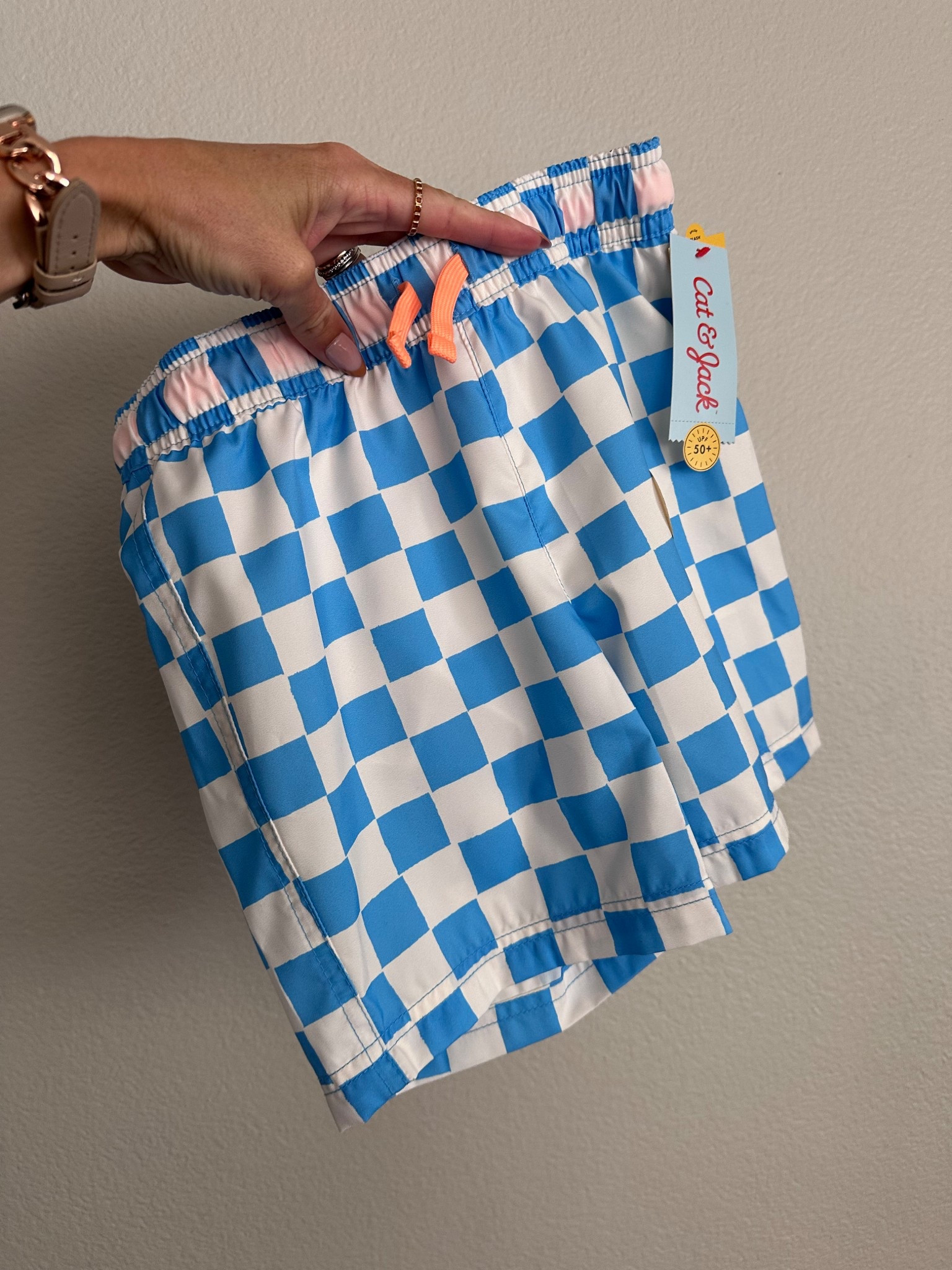 $7 Checker swim trunks! Sale at target on swim and these are so cute for summer! 

#LTKSeasonal #LTKKids #LTKFindsUnder50