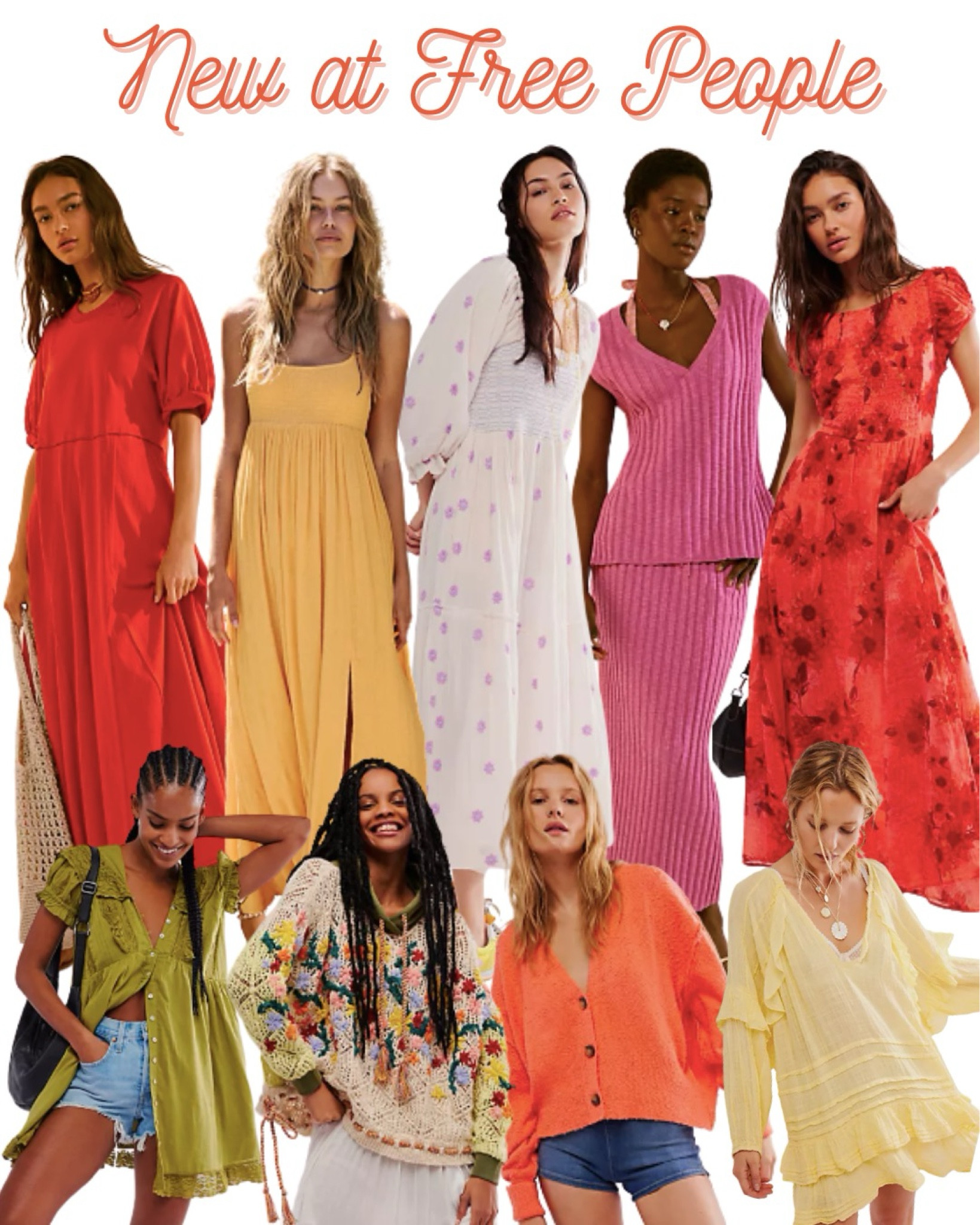 New at Free People 🧡 

Maxi dress, boho dress, matching set, tunic top, crochet sweater, yellow dress, vacation dress, vacation outfit 

#LTKSeasonal