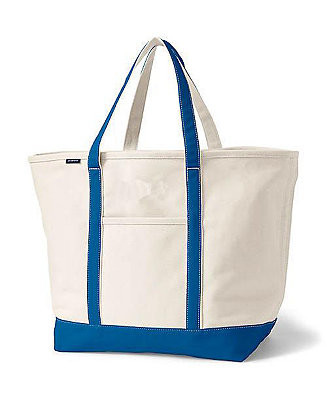 Extra Large 5 Pocket Open Top Canvas Tote Bag | Macy's
