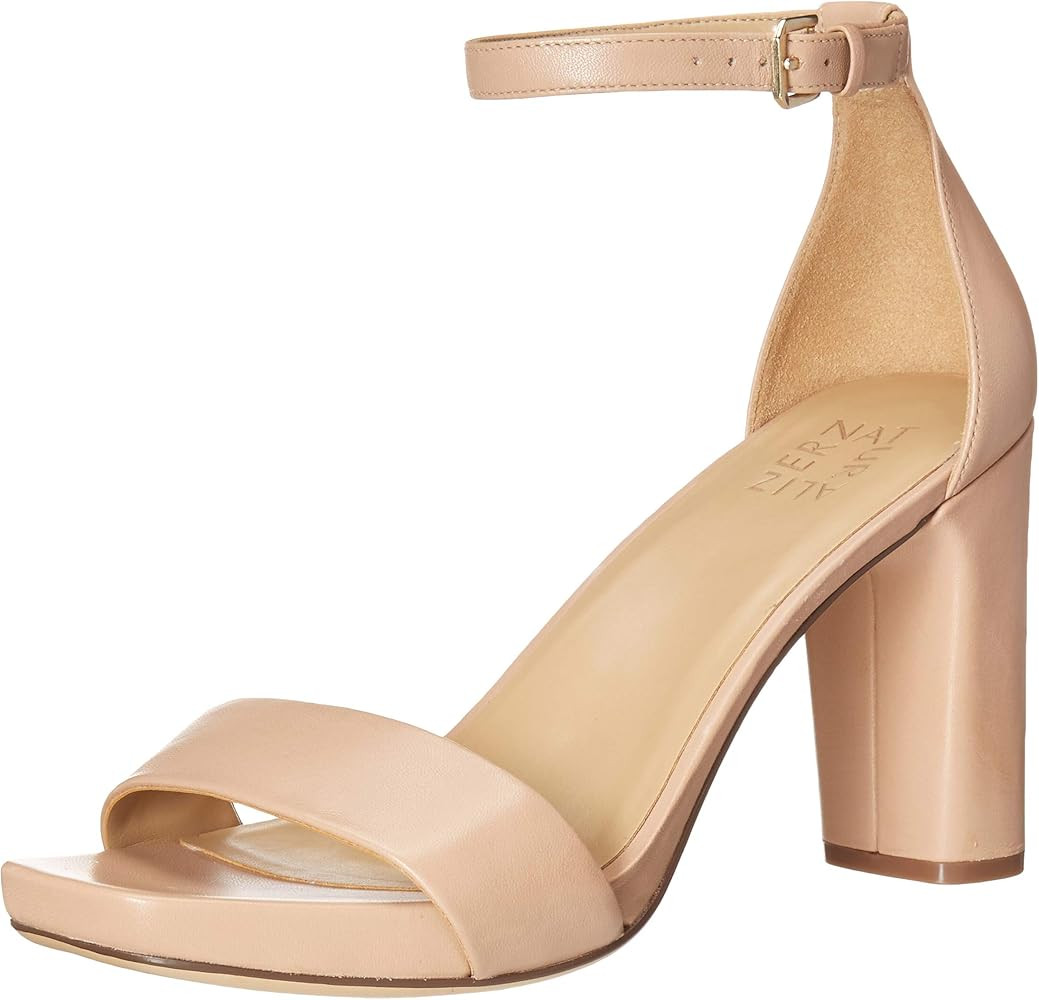 Naturalizer Women's Joy Sandal, Barely Nude Leather, 7.5 | Amazon (US)