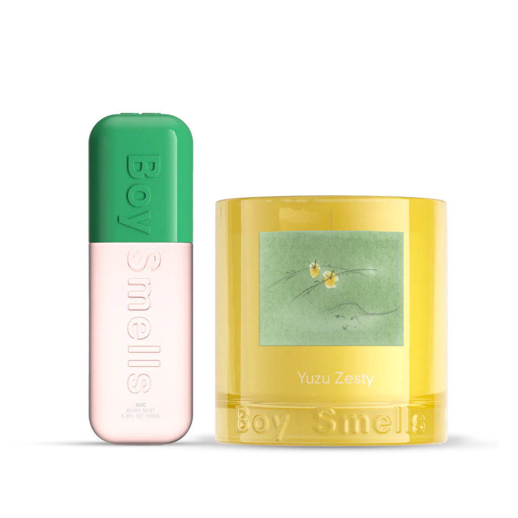 Relax and Refresh Duo: Cuc Travel Mist and Yuzu Candle | Boy Smells | Boy Smells