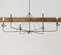 Botanical Forged Iron Chandelier | Pottery Barn (US)