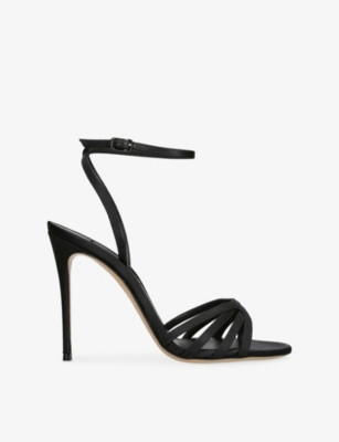 Julia 100 Satin Heeled Sandals | Selfridges