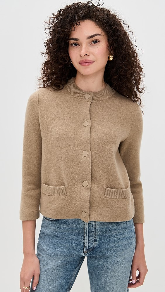 Shrunken Snap Cardigan | Shopbop