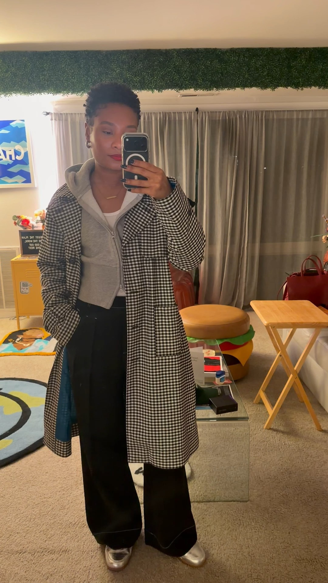 #ootn Casually wearing sneakers and trousers. One of my favorite style formulas. 

#LTKootd #LTKdayinmylife #LTKPetite